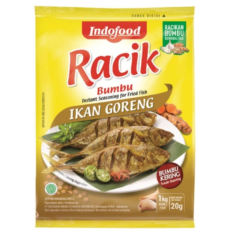 

INDOFOOD BUMBU MASAK RACIK IKAN GORENG/BUMBU RACIK/BUMBU INSTANT