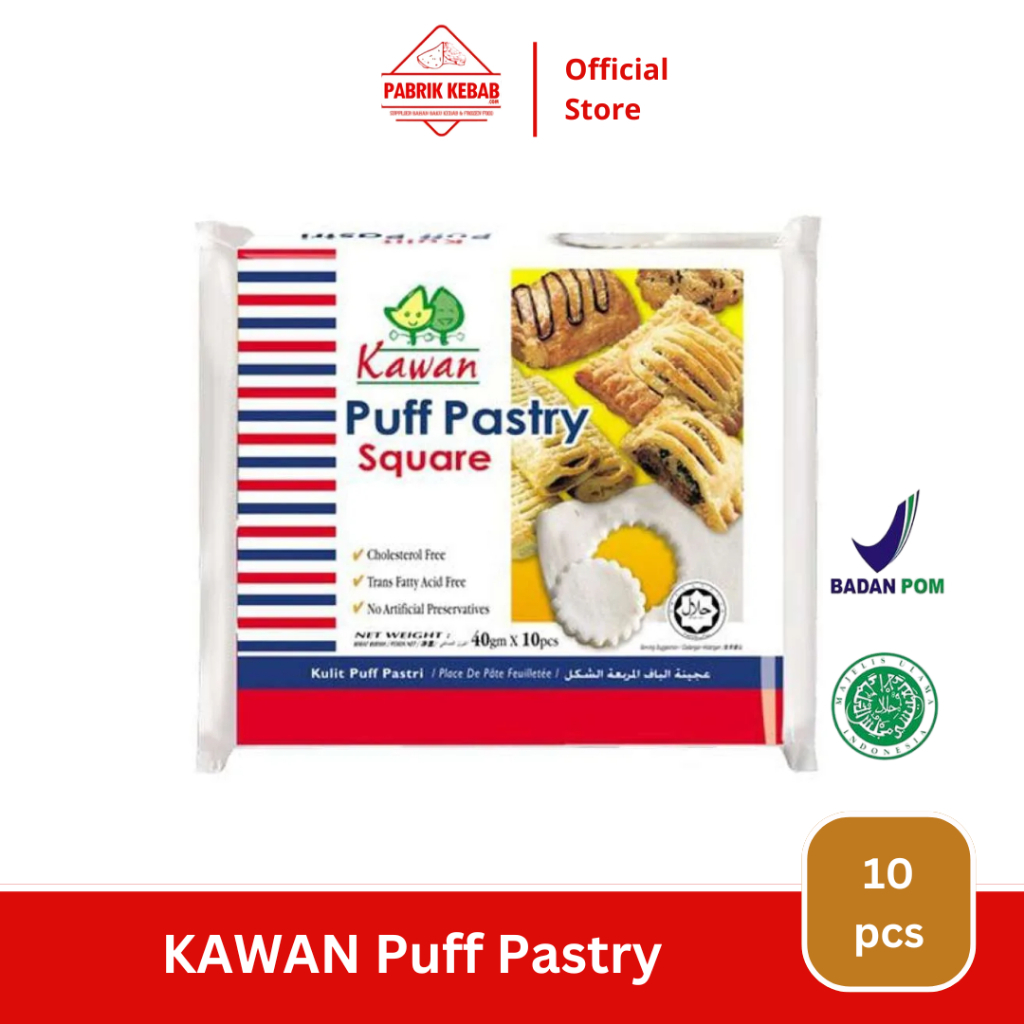 

KAWAN Puff Pastry Square isi 10 Pcs