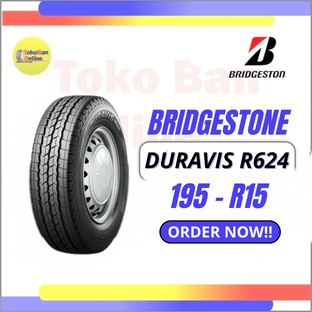 Ban BRIDGESTONE 195 R15 8PR DURAVIS R624