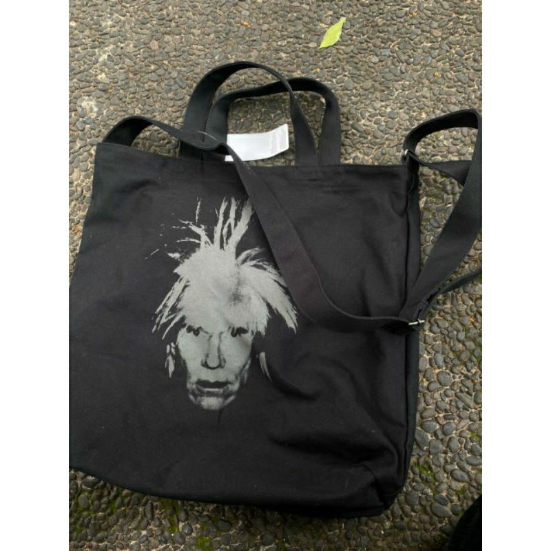 totebag uniqlo KAWS + Warhol