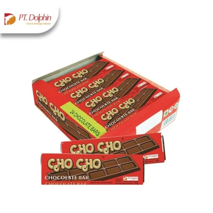 

CHO-CHO MILK CHOCOLATE BAR 1 BOX ISI 24pcs