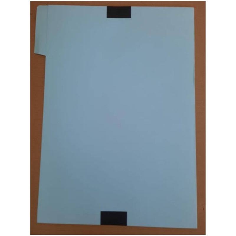 Map folder arsip pinggang linen isi 100 warna biru