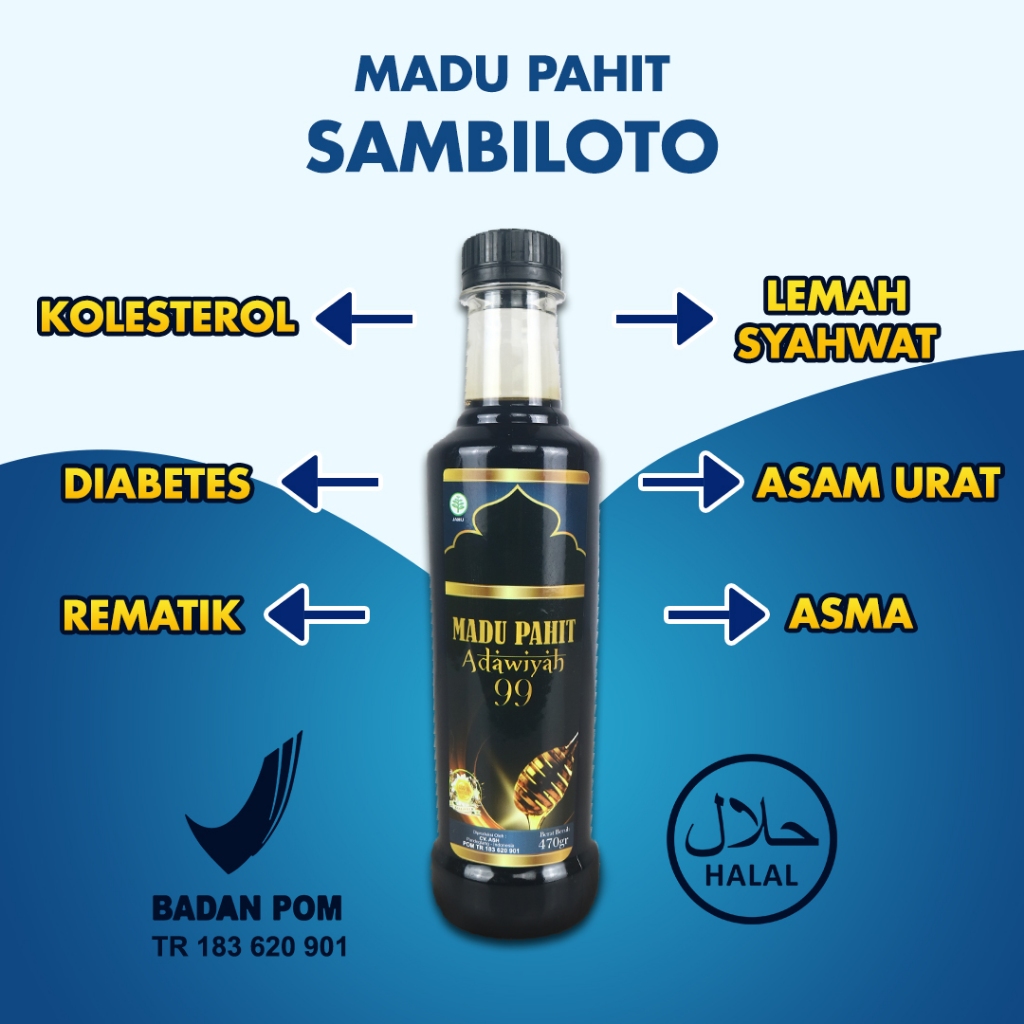 

Madu Pahit Adawiyah 99 Original Diabetes Atasi Maag Kolesterol Bebas Pestisida Harga Murah