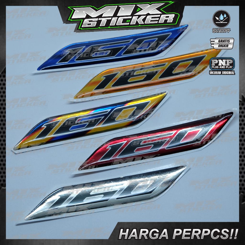 Emblem timbul 160 vario / Emblem 160 Stylo / Emblem 160 pcx 3D