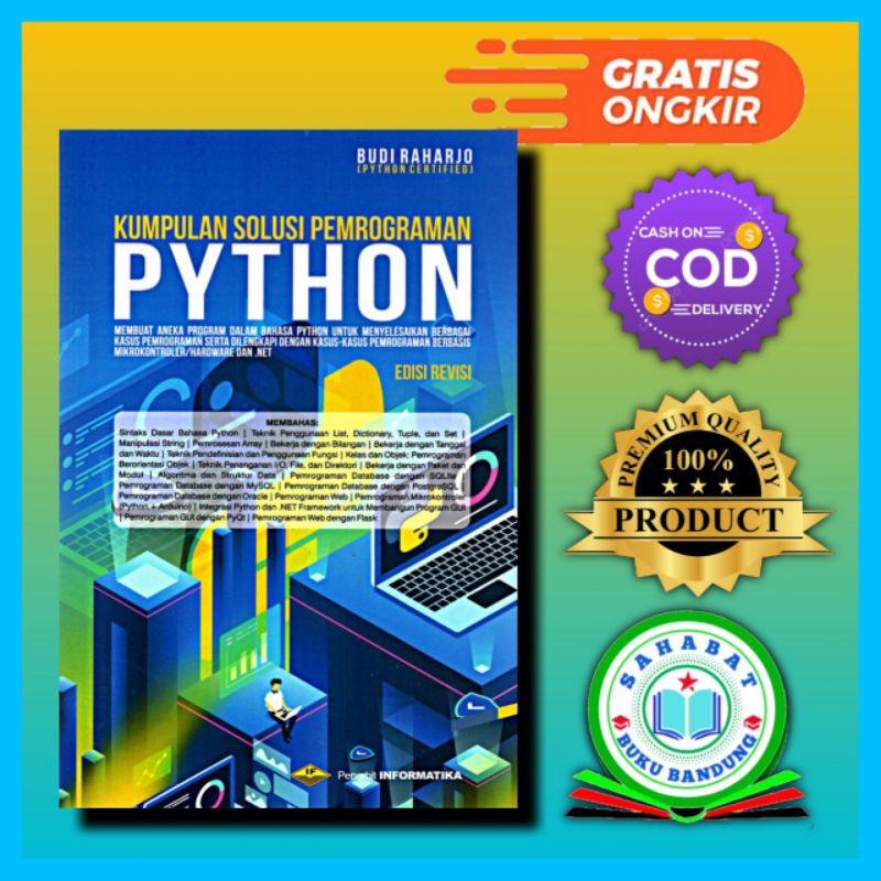 KUMPULAN SOLUSI PEMROGRAMAN PYTHON + CD - BUDI RAHARJO