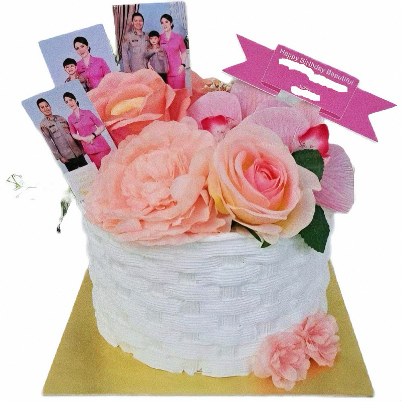 

Cake Beautiful Flower Of Pink