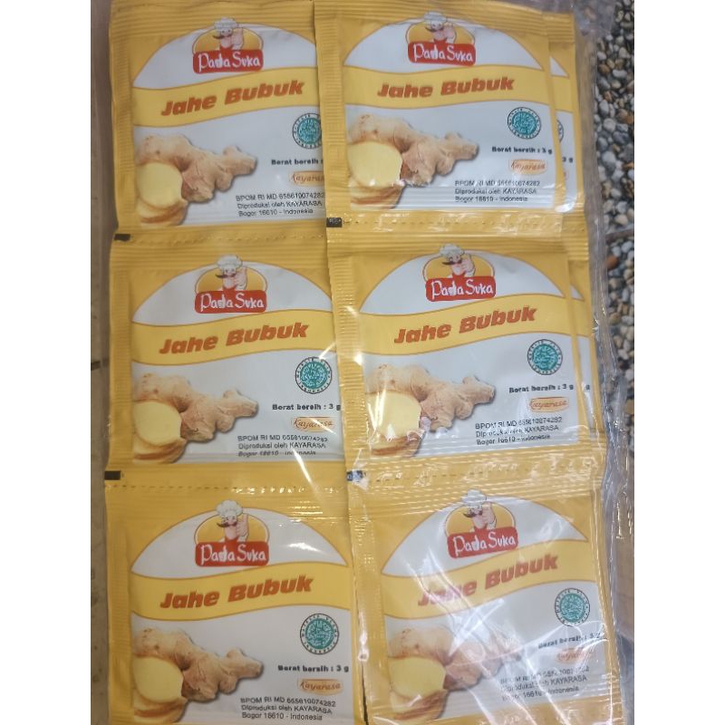 

Jahe Bubuk Premium Produk PADA SUKA Kemasan Sachet Ekonomis