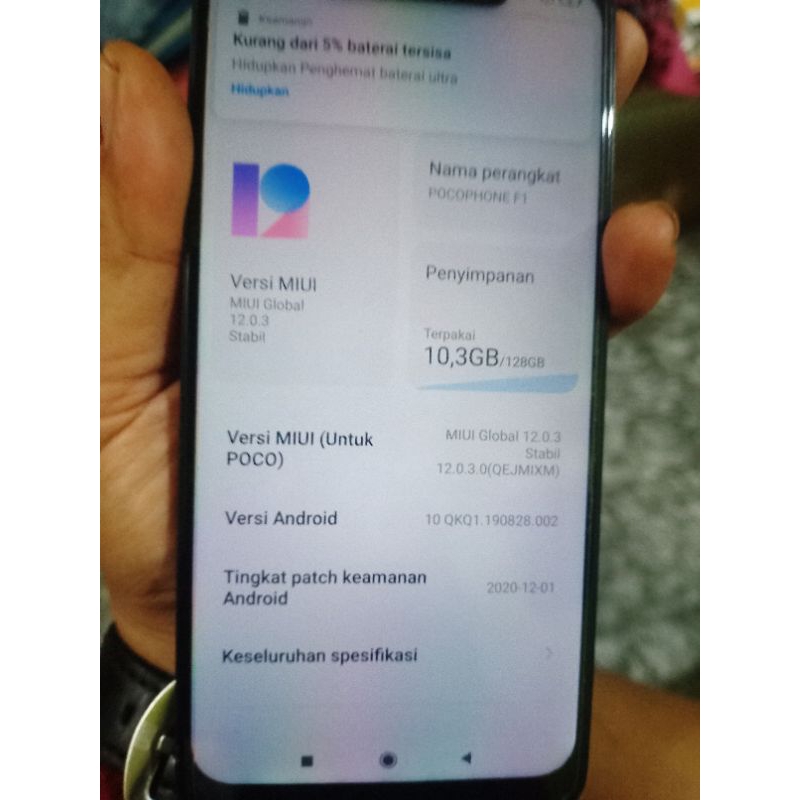 lcd copotan xiaomi poco f1