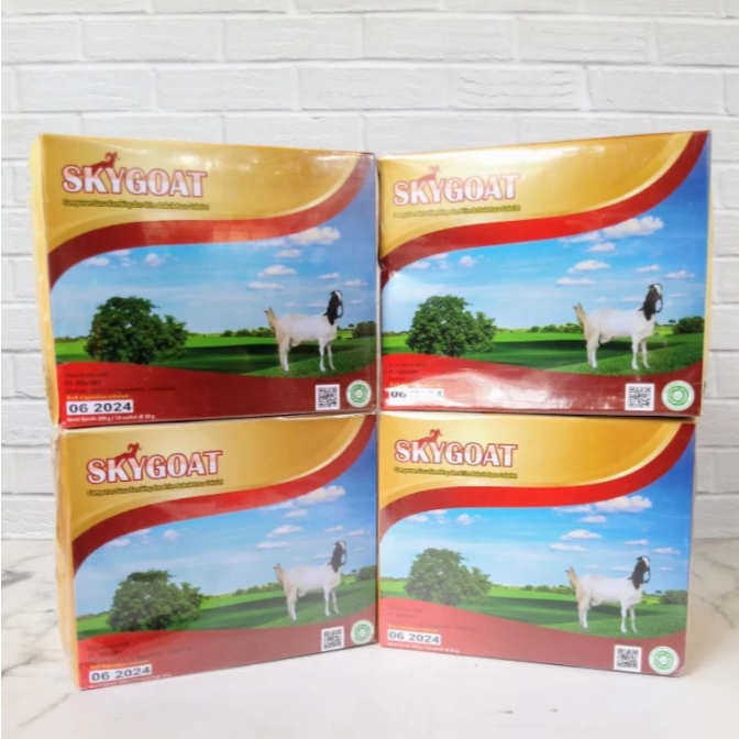 

Skygoat coklat 10 saset Susu Kambing Coklat Etawa Bubuk SKYGOAT Cokelat 200gr
