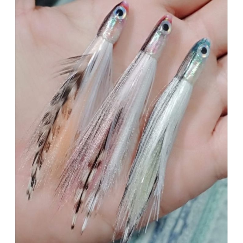 Umpan Cumi bahan Serat Sutra Kilap Umpan pancing Umpan troling umpan Tuna umpan ikan