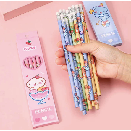 

❤LOLA❤ PENSIL KARAKTER + PENGHAPUS 1PCS | PENSIL KARAKTER + PENGHAPUS | Pensil Cute 1 Set Isi 1pcs Dengan Penghapus / Alat Tulis Sekolah Anak SATUAN Pensil