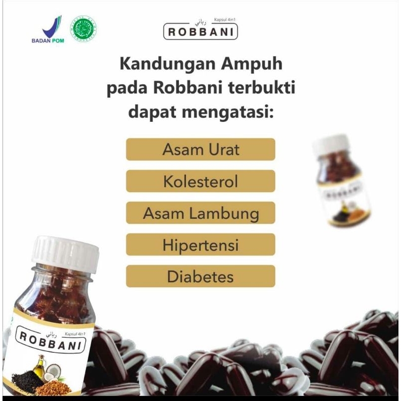 Robbani isi 200 kapsul