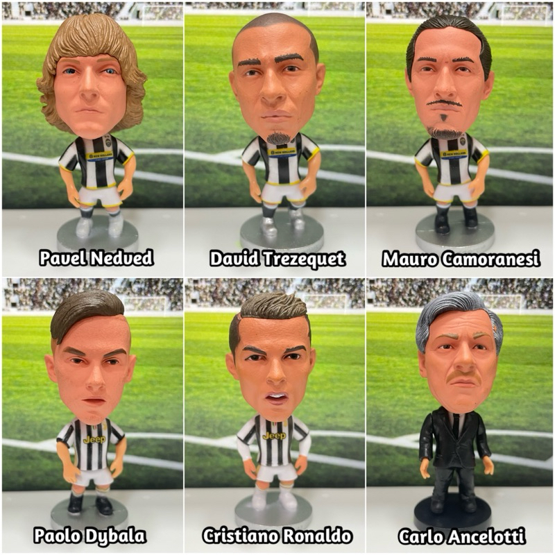 Figure Miniatur Pemain Bola Juventus soccerwe / kodoto CR7 Cristiano Ronaldo Dybala Buffon Del Piero