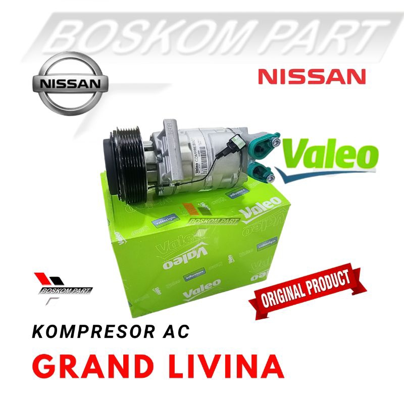 Kompresor Ac Grand Livina Original Valeo