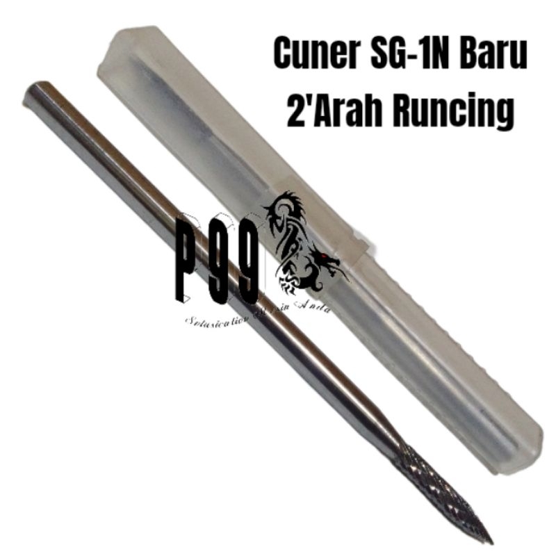 mata cuner/tuner/mata porting 4.8x6.3x130mm alur silang tungsten carbide baru