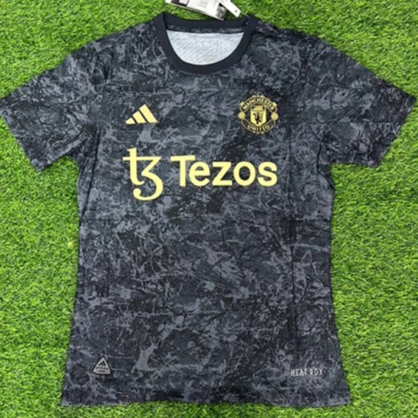JERSEY PLAYER ISSUE UNITED TRAINING BLACK TEZOS 2024 HEATRDY HIGH QUALITY