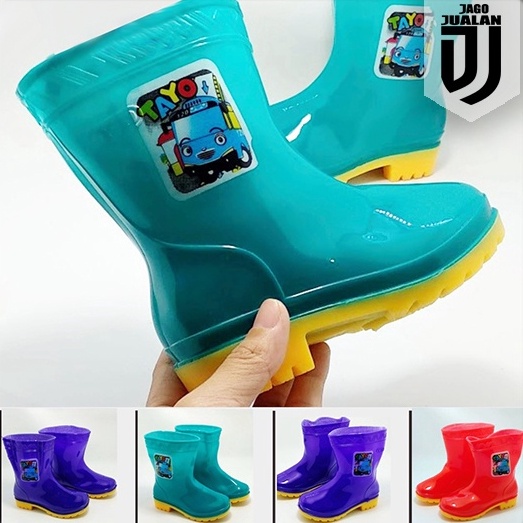 KODE H89D Sepatu Boots Anak Laki Laki Perempuan Motif Kartun  Sepatu Anak Boots Fashion Cowok Cewek 