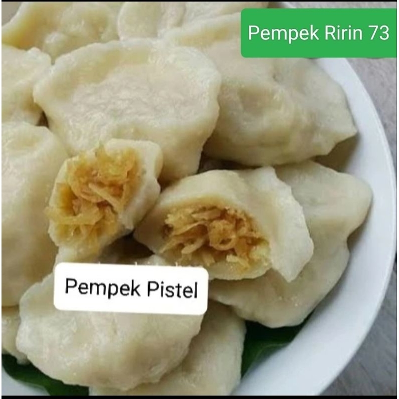 

Pempek Pistel 10 Pcs( isi Pepaya muda ) ikan tenggiri Asli Palembang