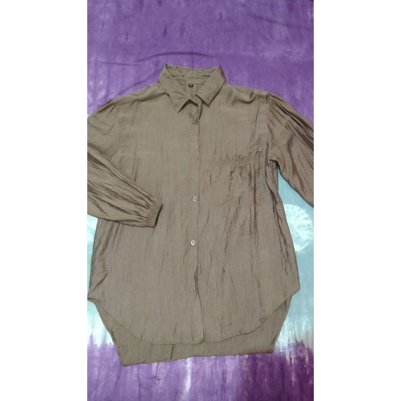 PRELOVED BLOUSE COKLAT