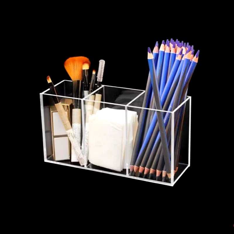 Box Organizer Kuas Make Up Pensil Alis Alat Tulis Box Serbaguna Multifungsi Box Penyimpanan Alat Kan