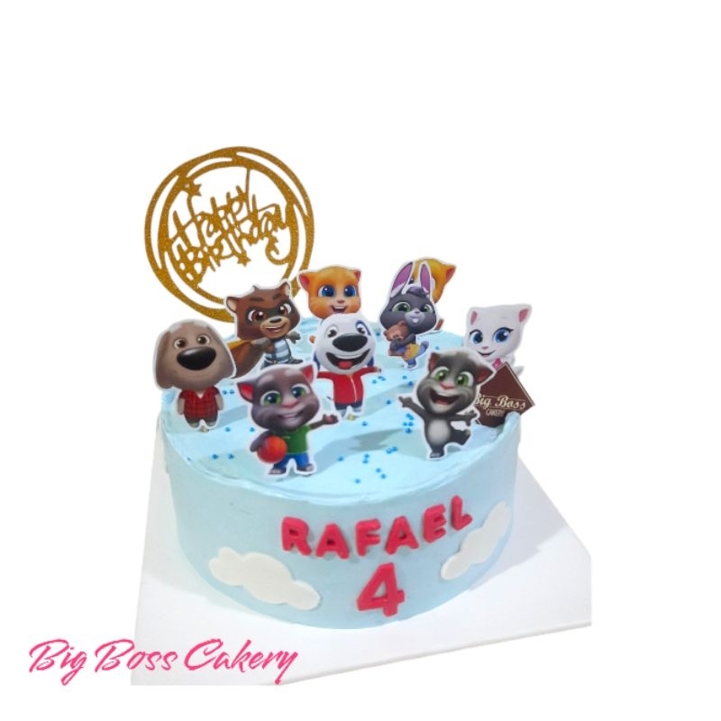 

TOMCAT KUCING CAT WITH PRINT TOPPER
