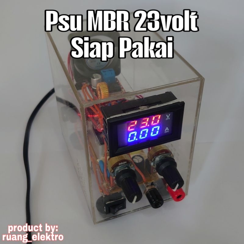 MBR Power Supply Variable Digital CC/CV 5A Adjustable Psu Profesional Service Case Akrilik