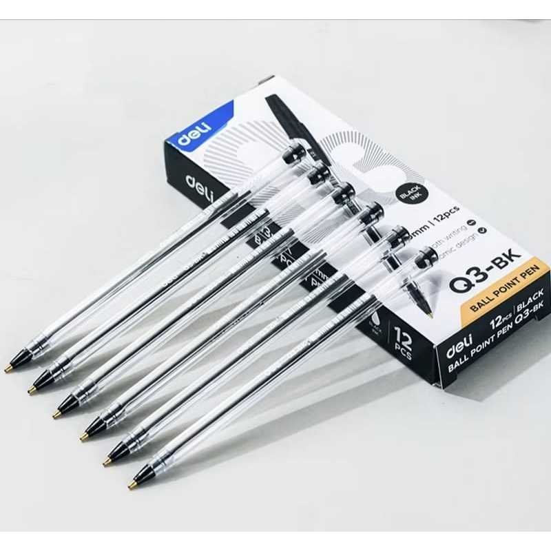 

Q3 - Deli Ballpoint Pen / Pulpen Bolpoin 1.0 mm Penulisan Halus