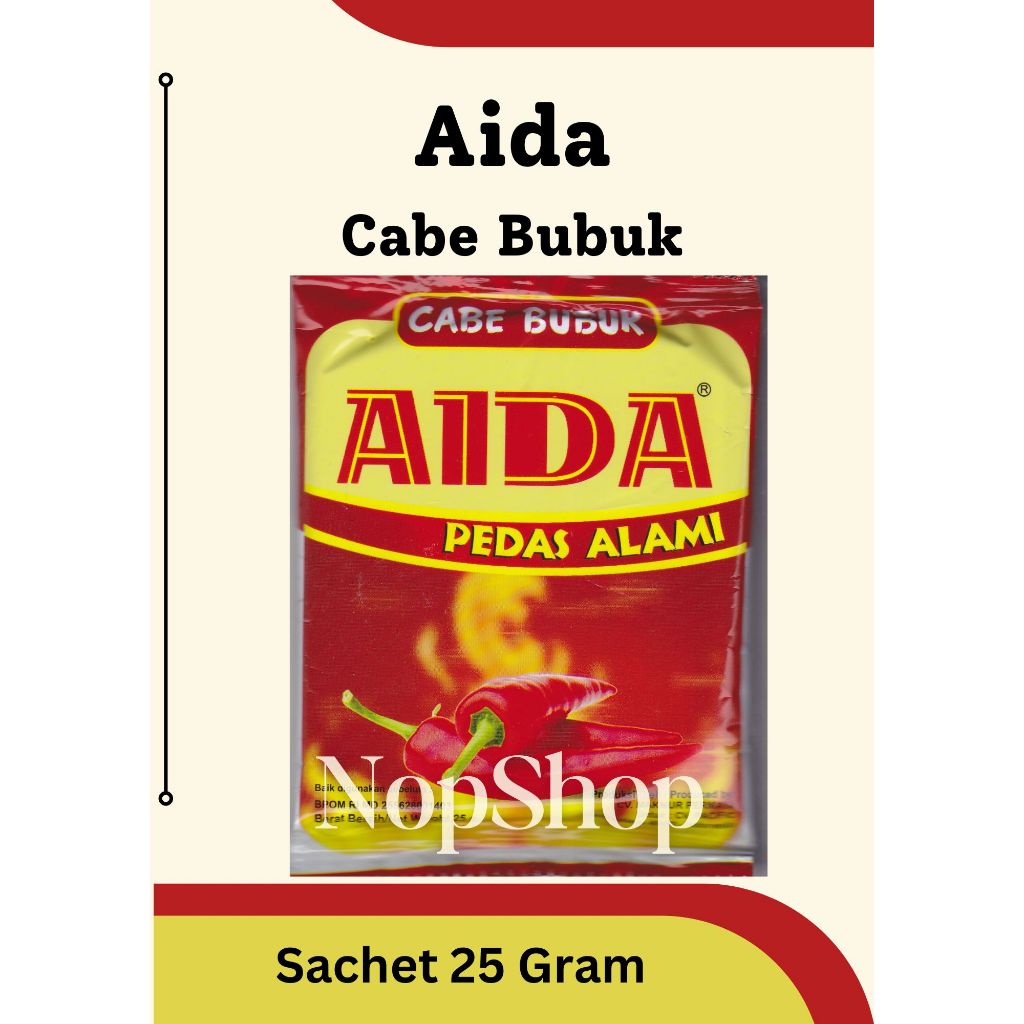 

Aida cabe Bubuk 25Gram