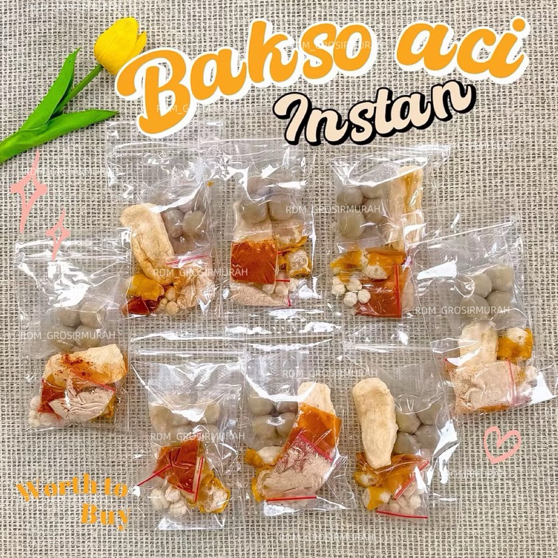 

BAKSO ACI ORIGINAL / 1 PACK ISI 4PCS / TERMURAH