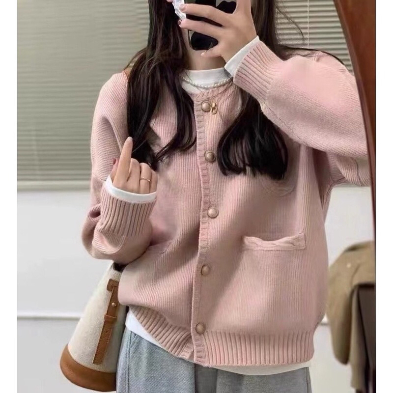 CARDIGAN KOREA RAJUT TEBAL IMPORT