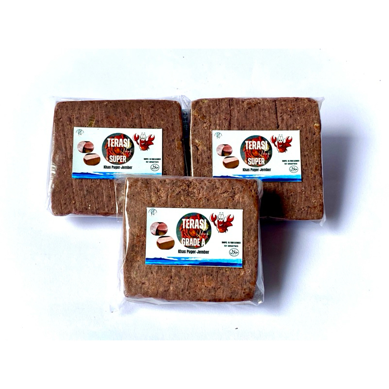 

100 250 500 GRAM /TERASI SUPER/ TERASI GRADE A / TERASI PUGER JEMBER / TERASI UDANG