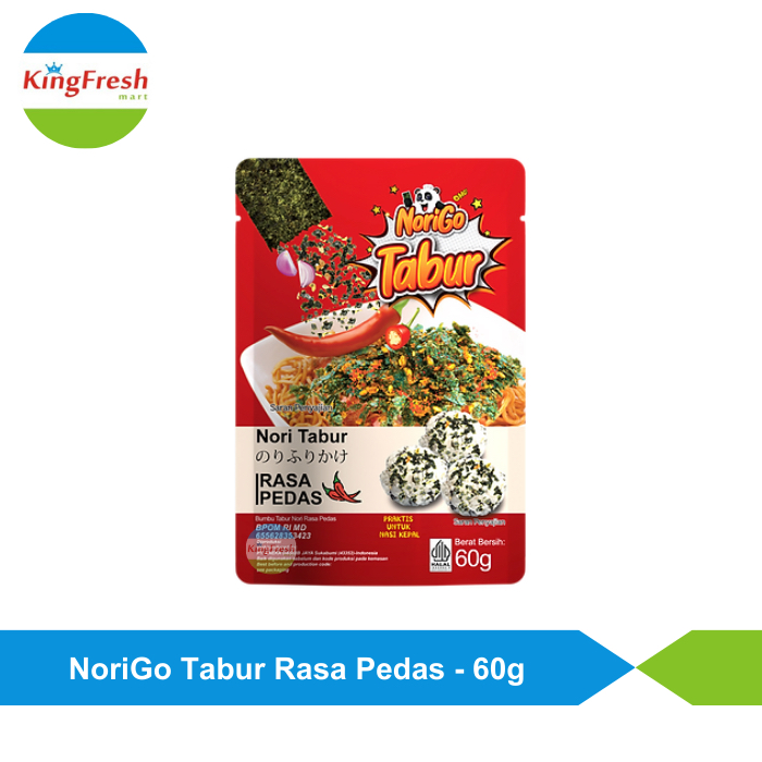 

NoriGo Nori Tabur Pedas 60 gram
