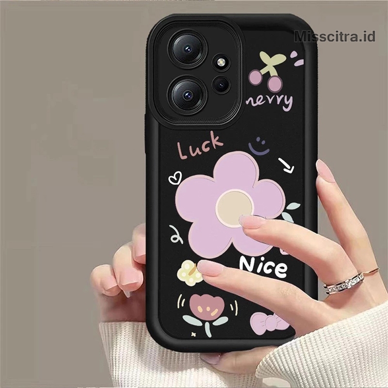 YX160 CASE CASING FLOWER NICE DAY COMPATIBLE FOR ITEL A04 A05S A50 A50C A60 A60S A70 S23 S23+ S24 P5
