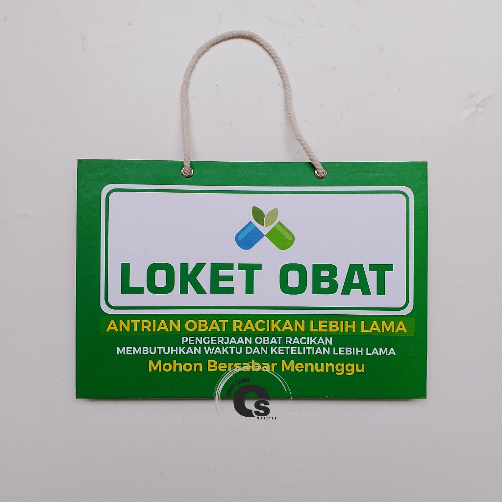 

Hard Poster Loket Obat - Farmasi - Apotek