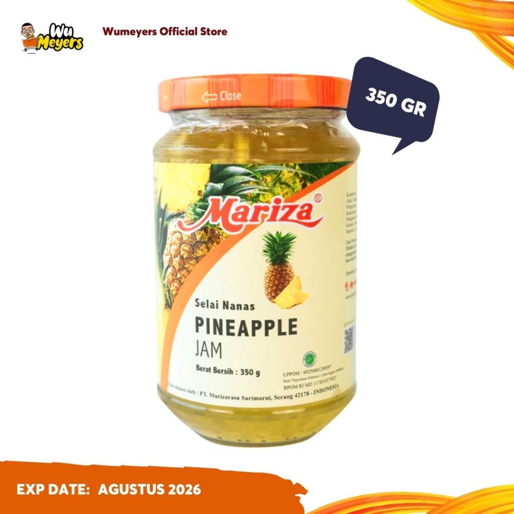 

Mariza Pineapple Jam - Selai Rasa Buah Nanas 350gr