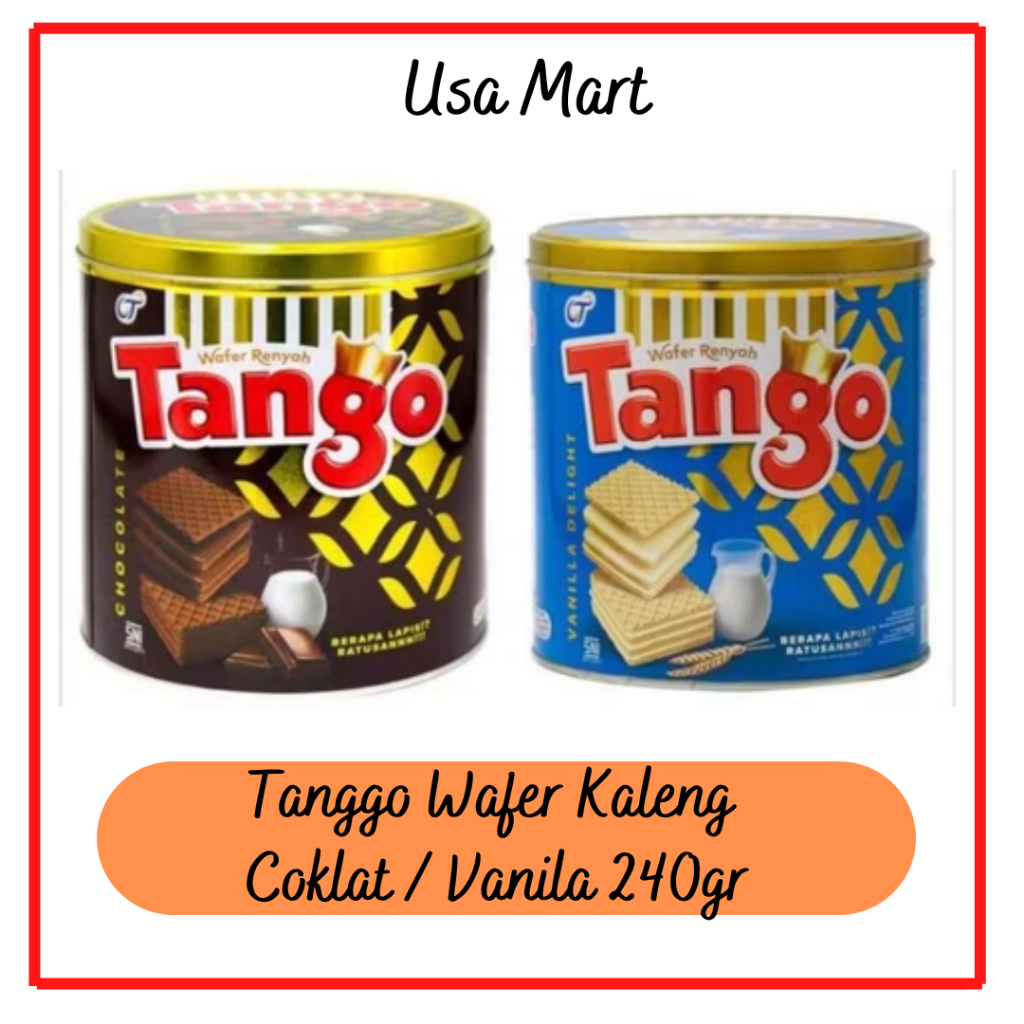 

Tango Wafer Kaleng 290gr / SNACK KALENG / TANGO KALENG