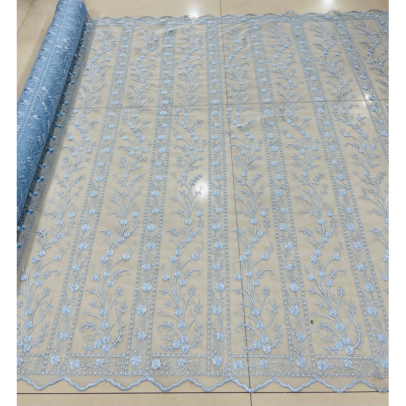 Kain Tile Bordir Etnik Box / Tile Etnik Kotak -Termurah