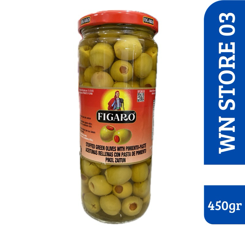 

Figaro Green olive 450gr Buah Zaitun Hijau