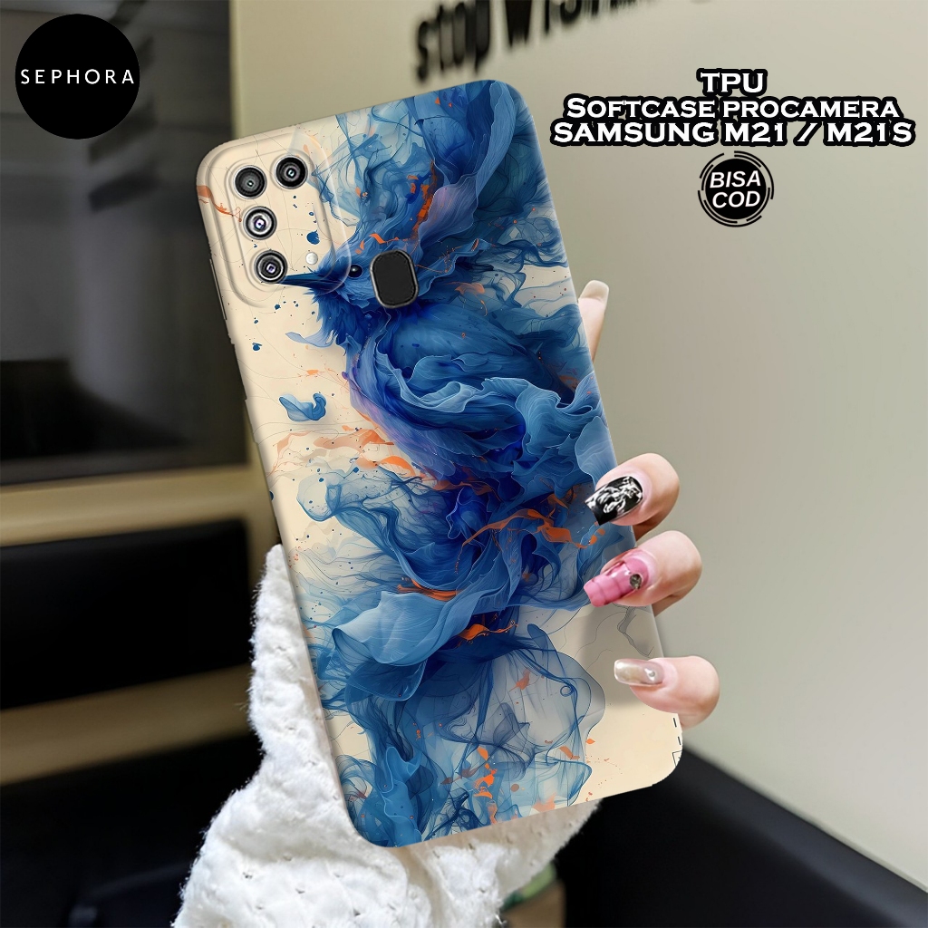 Case Samsung M21 / M21s Terbaru - Fashion Case Abstrak - Softcase Samsung M21 / M21s - Case Pro Came