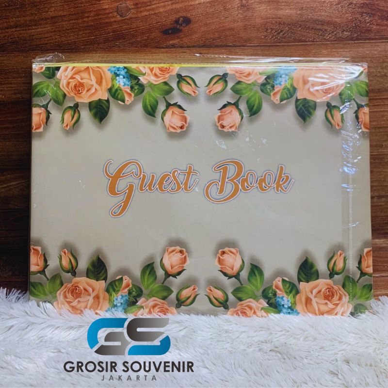 

(2 pcs) BUKU TAMU HIAS | Souvenir Pernikahan | Grosir Souvenir Murah