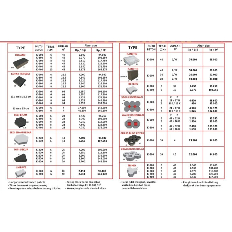 paving block - paving Jogja - conblock  - paving press jogja
