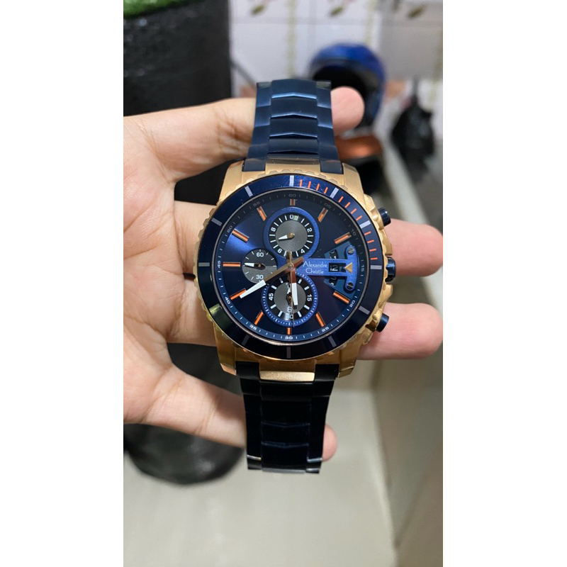 Jam Tangan Pria AC 6455MC Original Blue