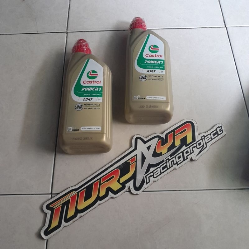 OLI CASTROL A747 RACING OIL 2T FOR SIRCUIT OLI SAMPING TERBARU TERLARIS ORIGINAL CASTROL A747