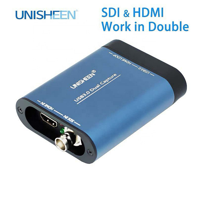 UNISHEEN USB3.0 60FPS DUAL SDI+HDMI VIDEO CAPTURE BROADCAST