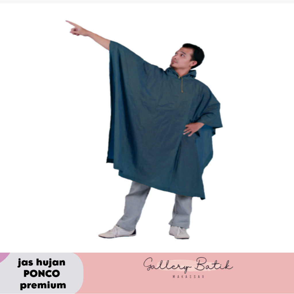JAS HUJAN PONCO PREMIUM ELEPHANT BRAND MAKASSAR [Gallery Batik Makassar]