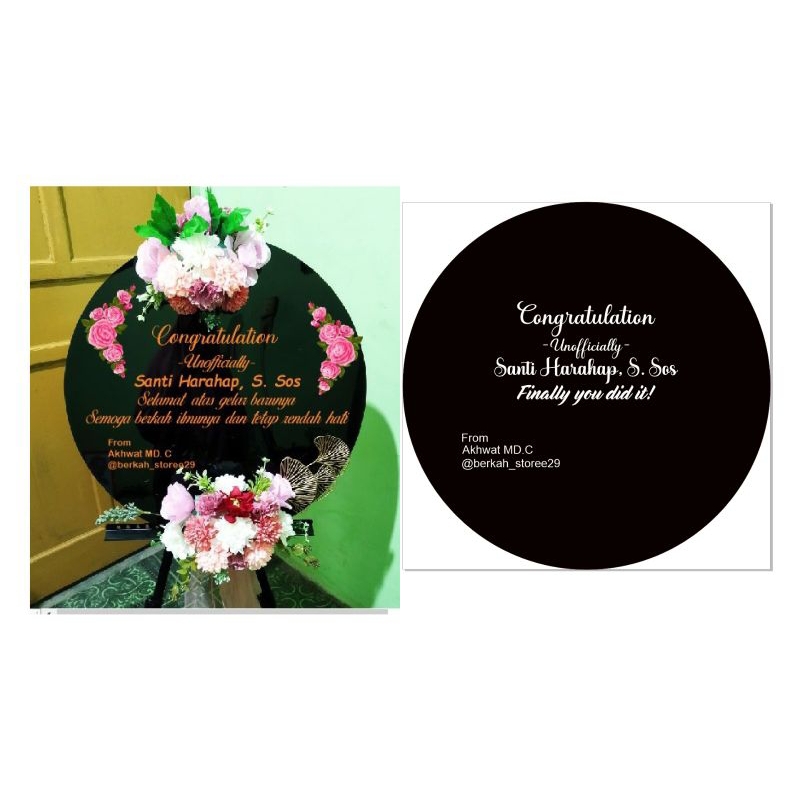 

Stiker Cutting Papan Ucapan Akrilik - Paket Khusus Akrilik Florist - Stiker Custom Ucapan Akrilik