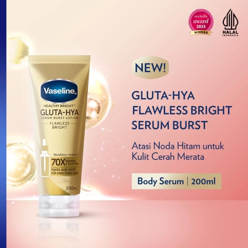 Vaseline HB Glutha - Hya UV Flawless Bright 200ml