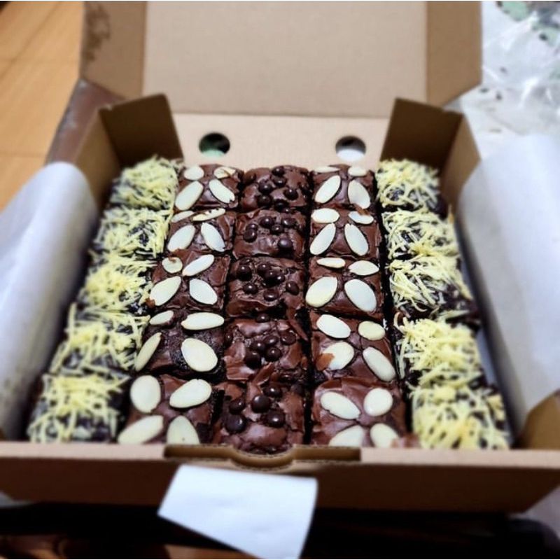 

Brownies fudgy (Brownies Sekat)