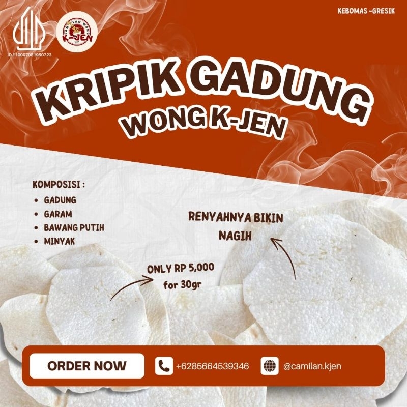 

Kripik Gadung Camilan Wong K-Jen