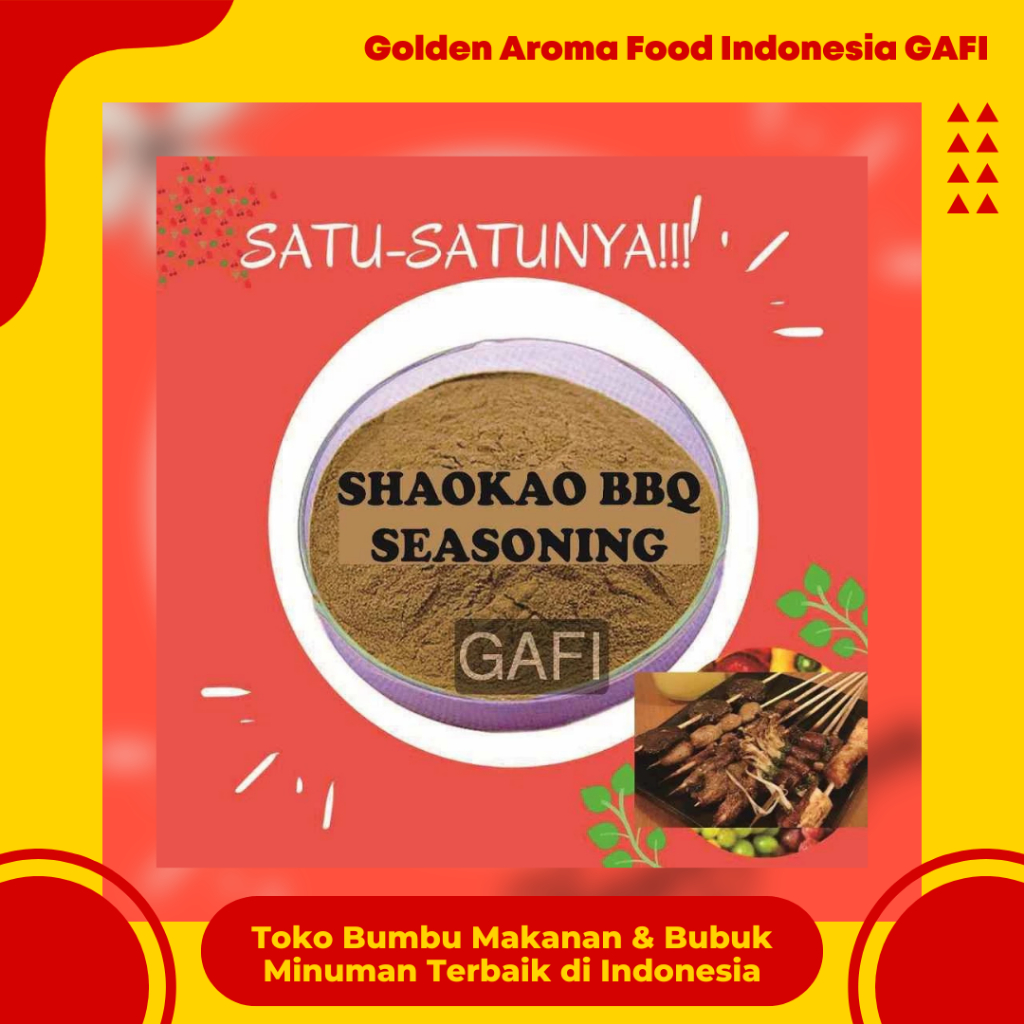 

Bumbu Bubuk Tabur Rasa ShaoKao Bbq Seasoning 1 Kg Bubuk Shao Kao Barbeque 1 Kg Premium Shaokao Bubuk Tabur Kiloan buat Aneka Rasa Makanan Sate Grill Kuah Suki Murah GAFI